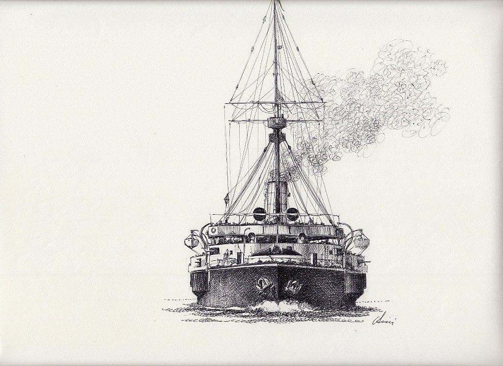 37-Kreuzer 'Kaiserin Elisabeth' - 1892 - Incrociatore